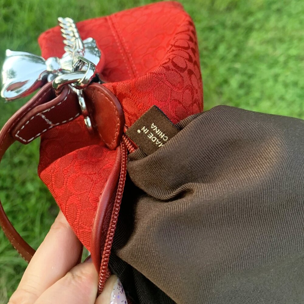 Coach Vintage Red Soho Hobo Bag - Picture 16 of 16
